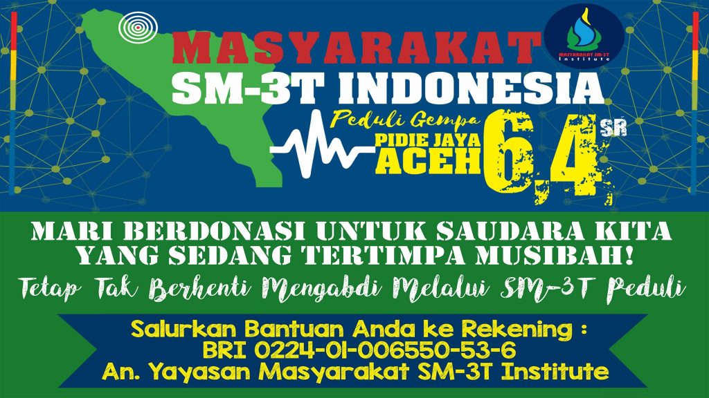 SM-3T Peduli Kemanusiaan bagi Korban Gempa Pidie Jaya